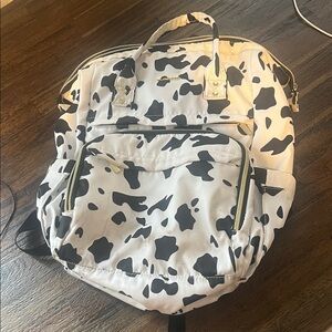 Black & White Cow Print lovevook Backpack